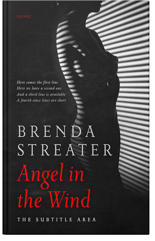 Front view of Clam Shell #4086 - Premade Erotica Book Cover