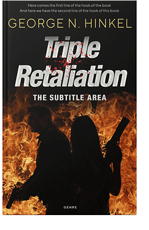 Pre Made Book Cover Asphalt