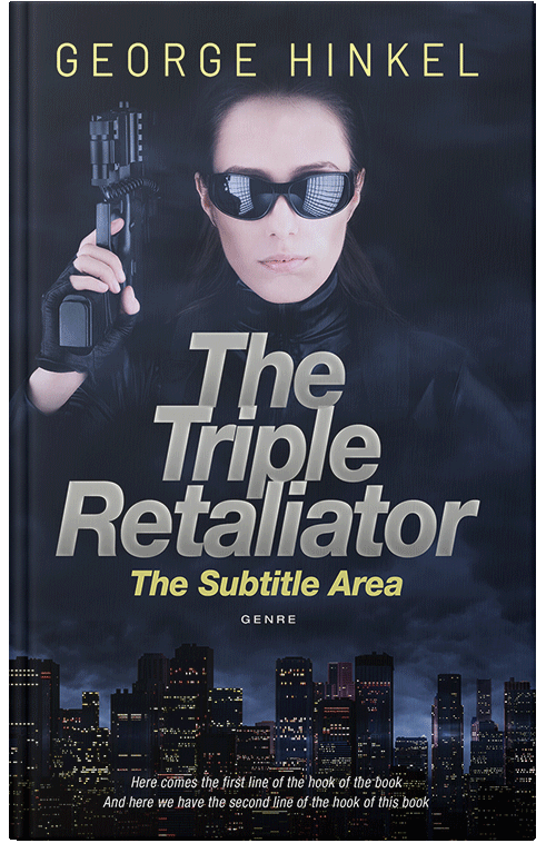 Front view of Premade Mystery & Thriller & Suspense Book Cover - Mirage