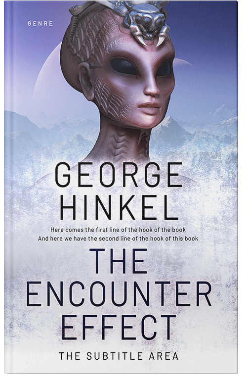 Front view of Snuff #4101 - Premade Science Fiction Book Cover