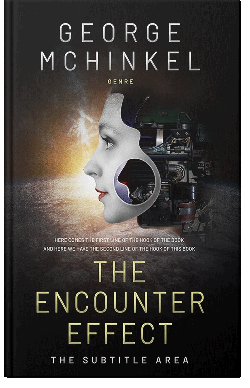 Front view of Coral Reef #4108 - Premade Science Fiction Book Cover