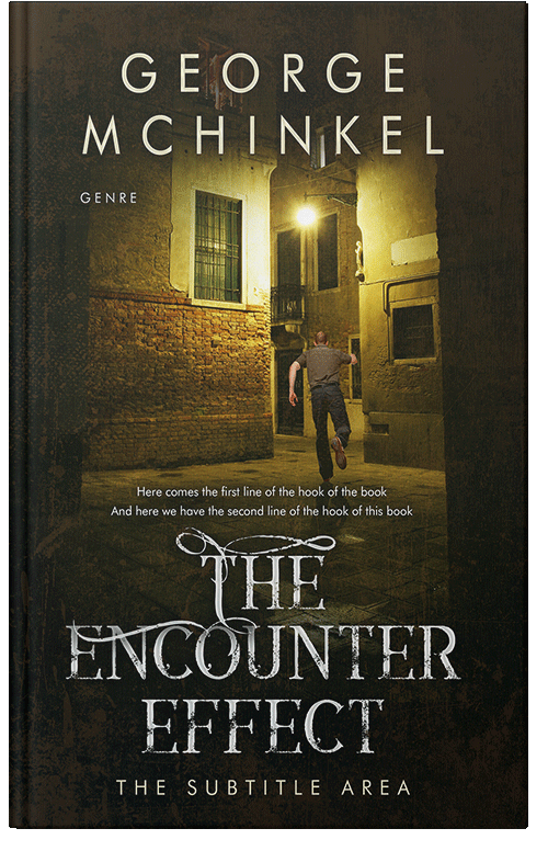 Front view of Mikado #4112 - Premade Mystery & Thriller & Suspense Book Cover