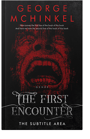 Pre Made Book Cover Cod Gray