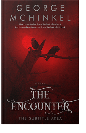 Pre Made Book Cover Burnt Maroon