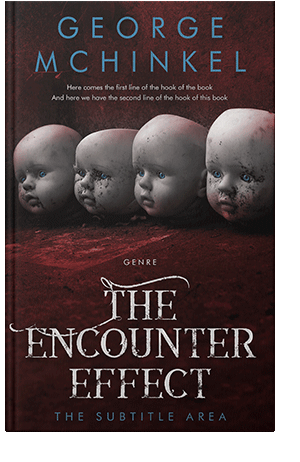 Pre Made Book Cover Coffee Bean