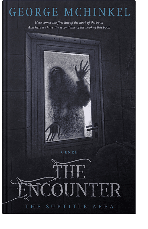 Front view of Cinder #4117 - Premade Horror Book Cover