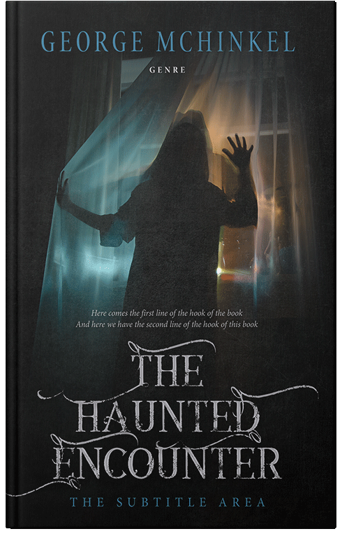 Front view of Premade Horror Book Cover - Woodsmoke