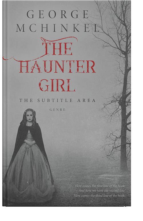 Front view of Stack #4123 - Premade Horror Book Cover