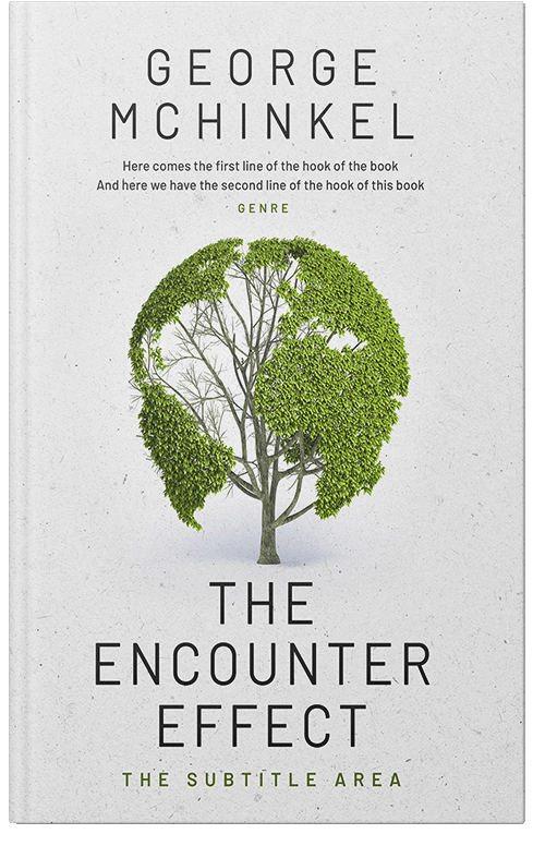 Front view of Desert Storm #4124 - Premade Science & Nature Book Cover