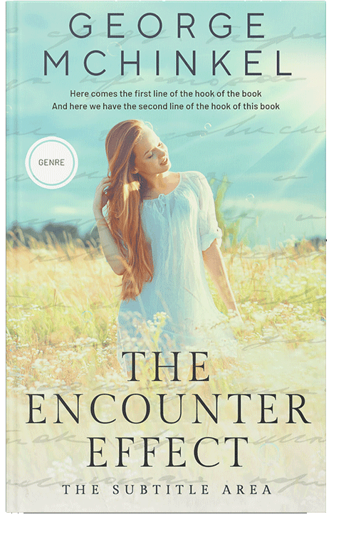 Front view of Zanah #4129 - Premade Romance Book Cover