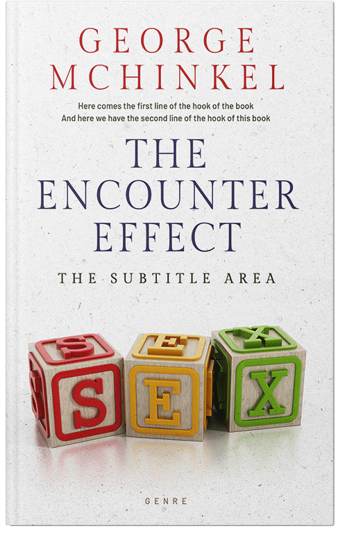 Front view of Premade Health & Mind & Body Book Cover - Pampas