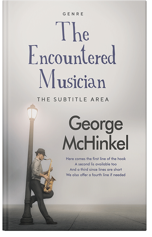 Front view of Premade Music Book Cover - Westar