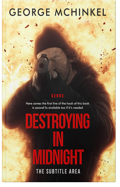 Front view of Premade Mystery & Thriller & Suspense Book Cover - Manhattan