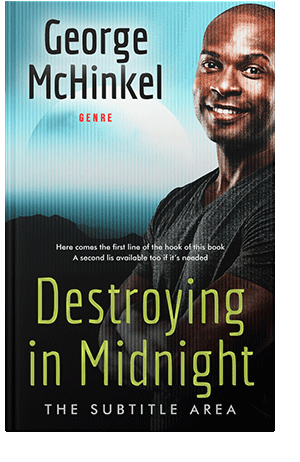 Pre Made Book Cover Cod Gray