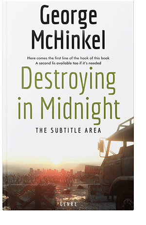 Pre Made Book Cover Lisbon Brown