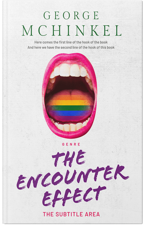 Front view of Premade Teen & Young Adult Book Cover - Hint Of Red