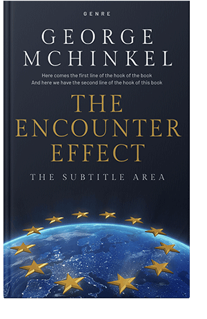 Pre Made Book Cover Ebony