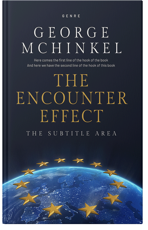 Front view of Premade Politics & Law & Society Book Cover - Ebony