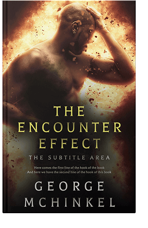 Pre Made Book Cover Harvest Gold