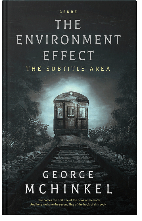 Front view of Woodsmoke #4177 - Premade Fantasy Book Cover