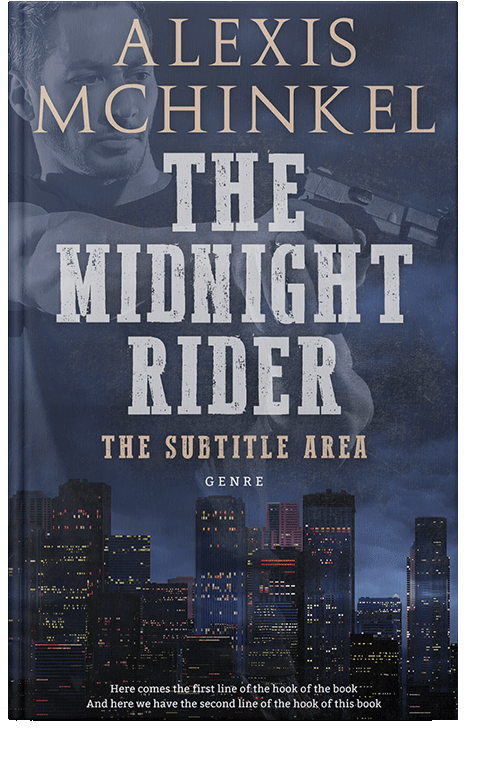 Front view of Ebony Clay #4203 - Premade Romance Book Cover