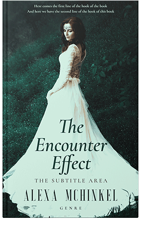 Pre Made Book Cover Timber Green