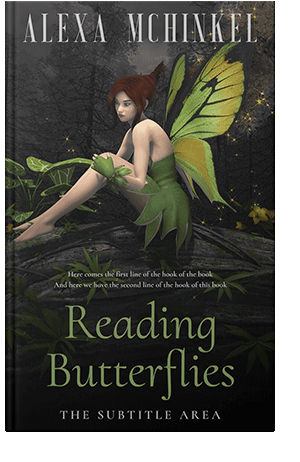 Pre Made Book Cover Log Cabin