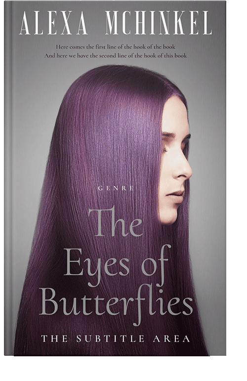 Front view of Old Lavender #4223 - Premade Romance Book Cover