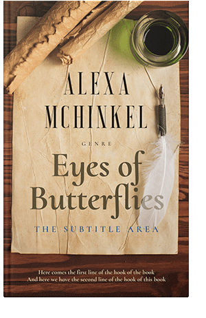 Pre Made Book Cover Calico