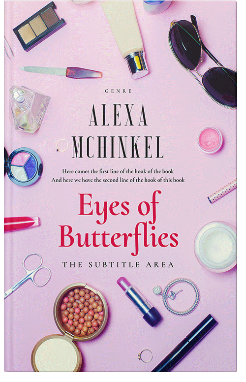 Front view of Premade Health & Mind & Body Book Cover - Prim