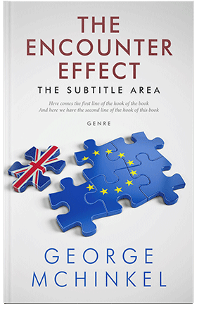 Pre Made Book Cover Cerulean Blue