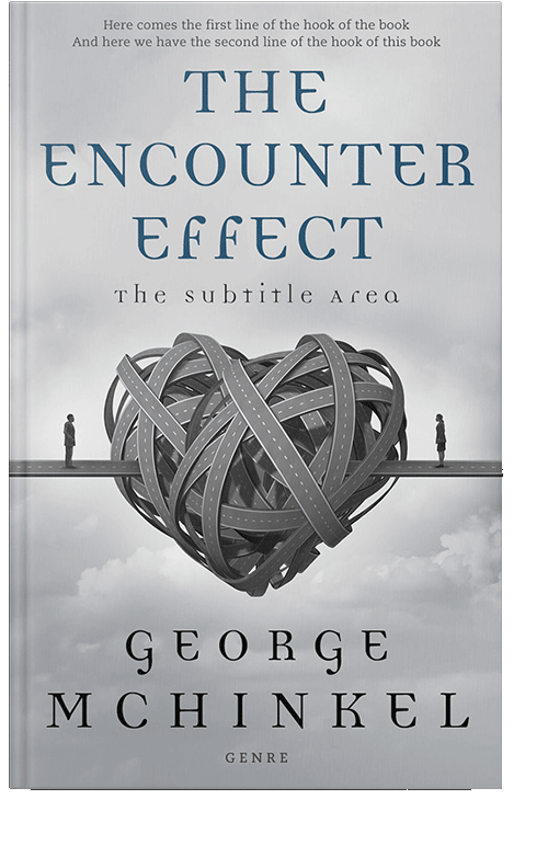 Front view of Iron #4234 - Premade Romance Book Cover