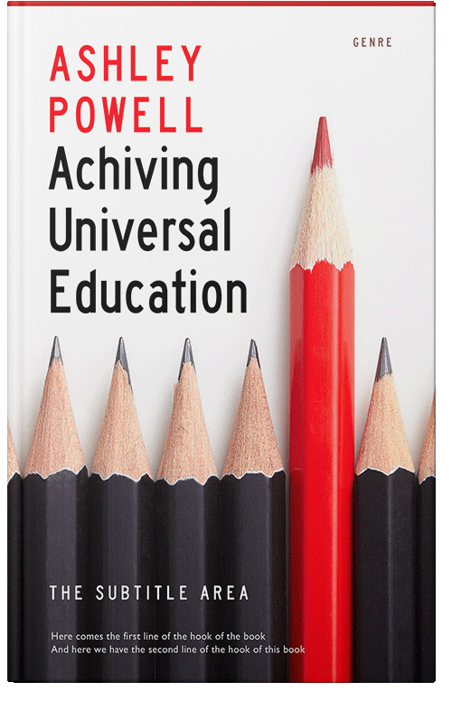 Front view of Bizarre #4242 - Premade Business Book Cover