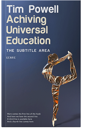 Pre Made Book Cover Pickled Bluewood