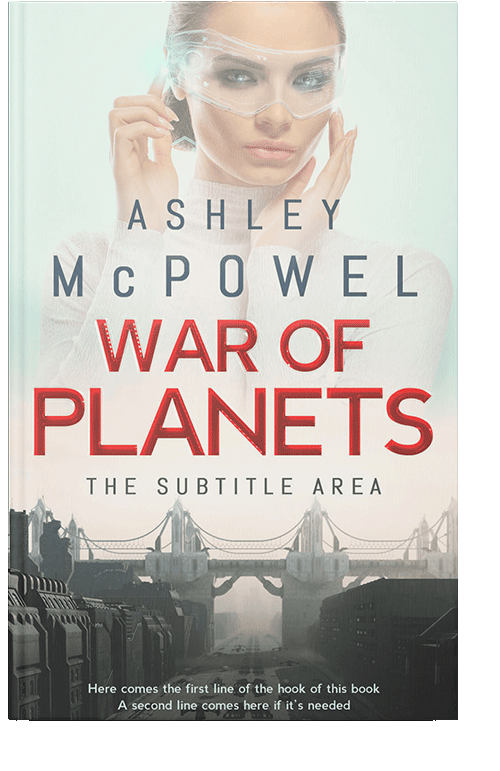 Front view of Cape Cod #4269 - Premade Science Fiction Book Cover