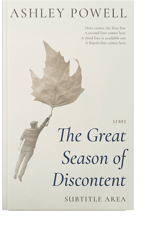 Front view of Spring Wood #4272 - Premade Poetry Book Cover