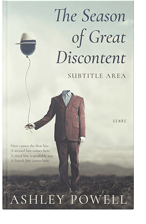 Pre Made Book Cover Gravel