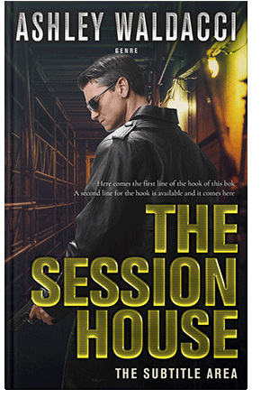 Pre Made Book Cover Turmeric