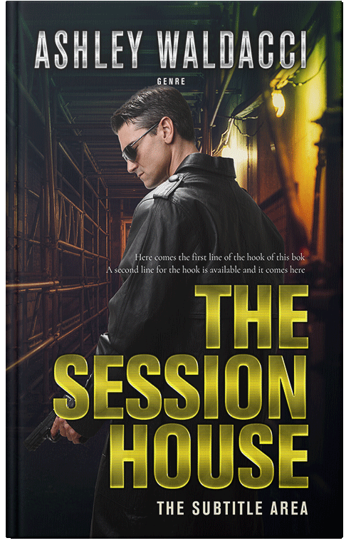 Front view of Turmeric #4282 - Premade Science Fiction Book Cover