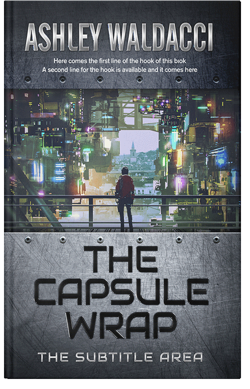 Front view of Premade Science Fiction Book Cover - Mako