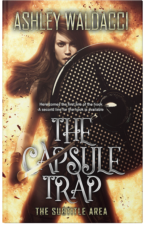 Front view of Eclipse #4295 - Premade Fantasy Book Cover