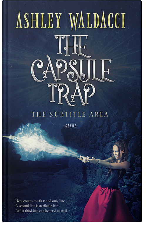 Front view of Bunting #4303 - Premade Fantasy Book Cover