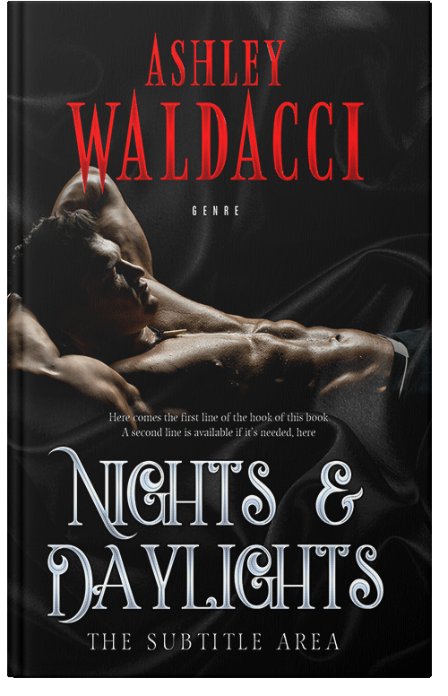 Front view of Old Rose #4307 - Premade Erotica Book Cover