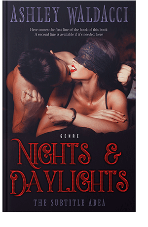 Pre Made Book Cover Fuzzy Wuzzy Brown