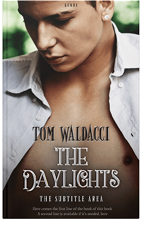 Pre Made Book Cover Sandrift