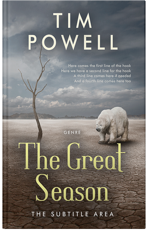 Front view of Premade Environment & Ecology Book Cover - Flint