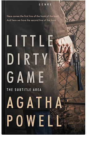 Pre Made Book Cover Cod Gray