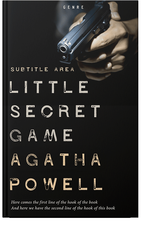 Front view of Cod Gray #4333 - Premade Mystery & Thriller & Suspense Book Cover