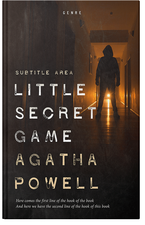 Front view of Premade Action & Adventure Book Cover - Night Rider