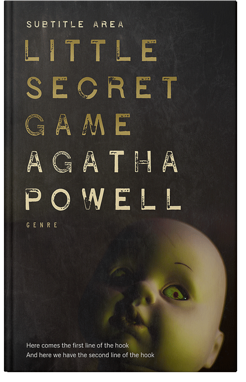 Front view of Premade Horror Book Cover - Zeus